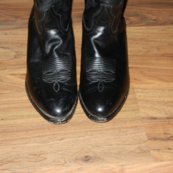 Men’s Los Altos western boots Solid black size 11D main image 7